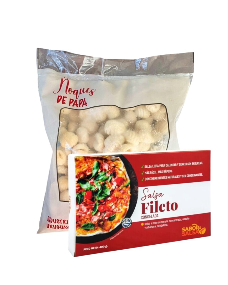 Combo Ñoquis LCDLC 1 kg - + Salsa Fileto 