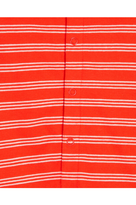 Monito corto de algodón diseño a rayas Sin color