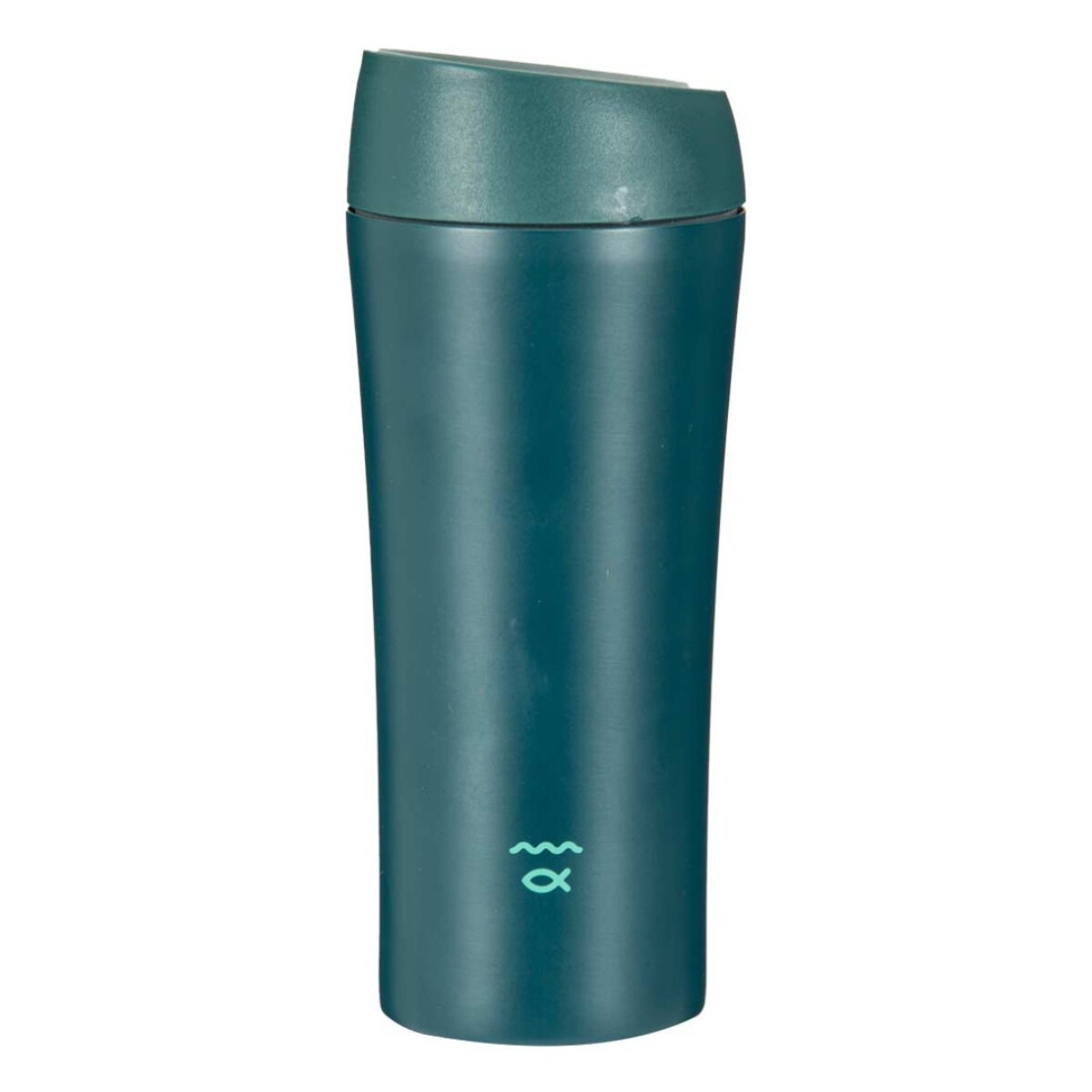 Vaso Mug Río Botón 450ML Doble Pared - VERDE 