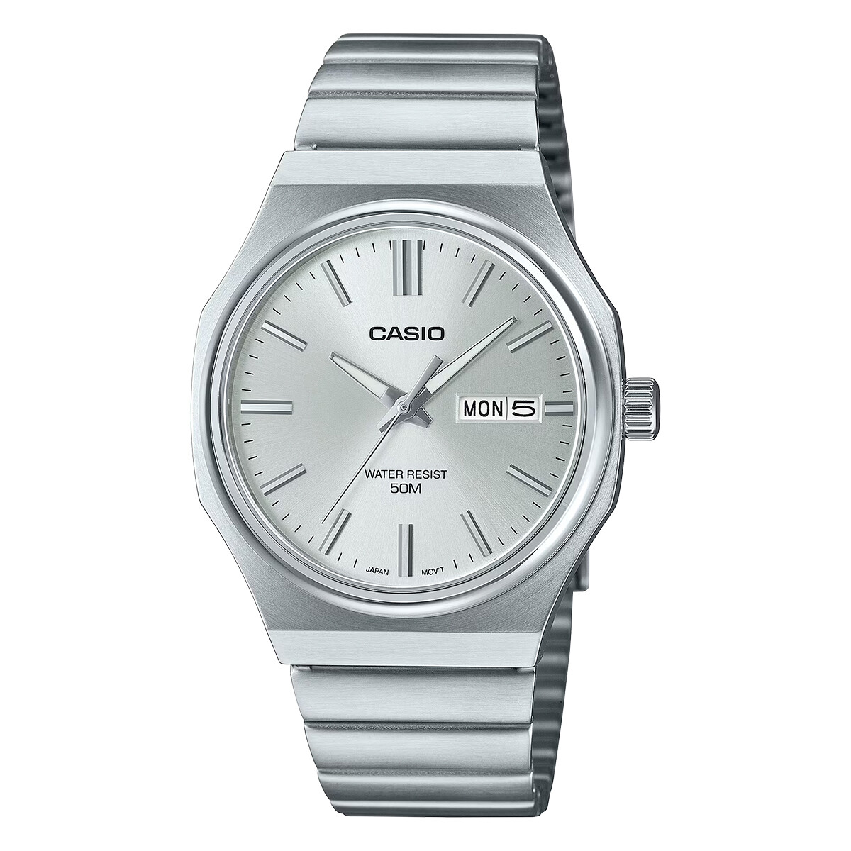 Reloj Casio en Acero Inoxidable Plateado 