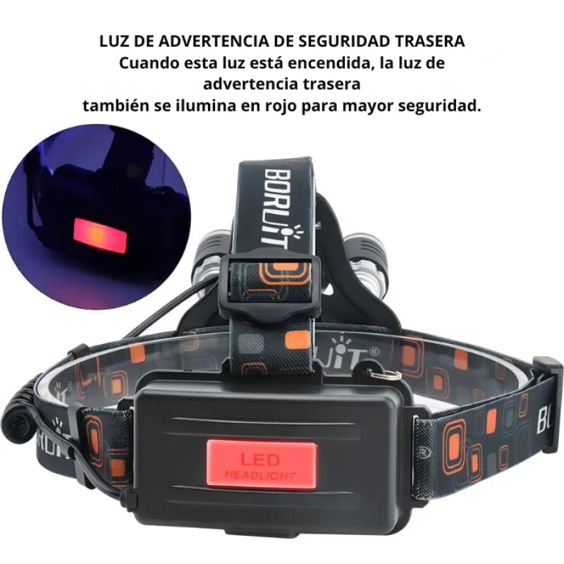 Linterna Frontal Minero T6 Recargable 10W Linterna Frontal Minero T6 Recargable 10W
