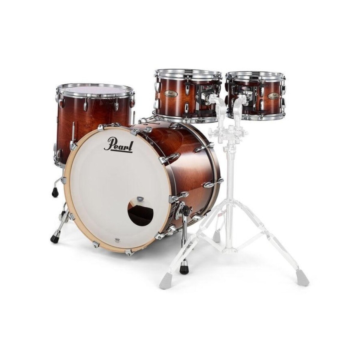 Batería Pearl Session Studio Sts904xp314 Gloss Barnwood Brown Sin Redoblante 