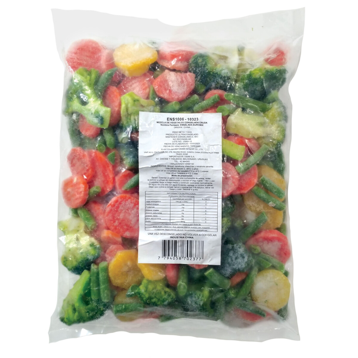 Ensalada Euromix 1 Kg Osan 