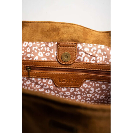 Travel Bag Gamuza Vegana Camel