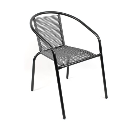 Silla de Ratán New Negro