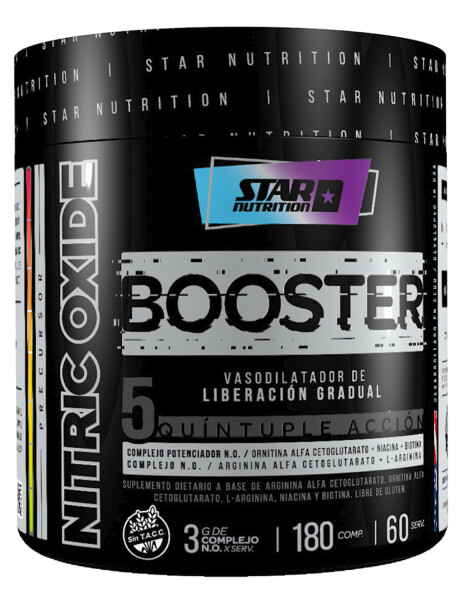 Suplemento Star Nutrition N.O. Booster pre entrenamiento 180 comprimidos Suplemento Star Nutrition N.O. Booster pre entrenamiento 180 comprimidos