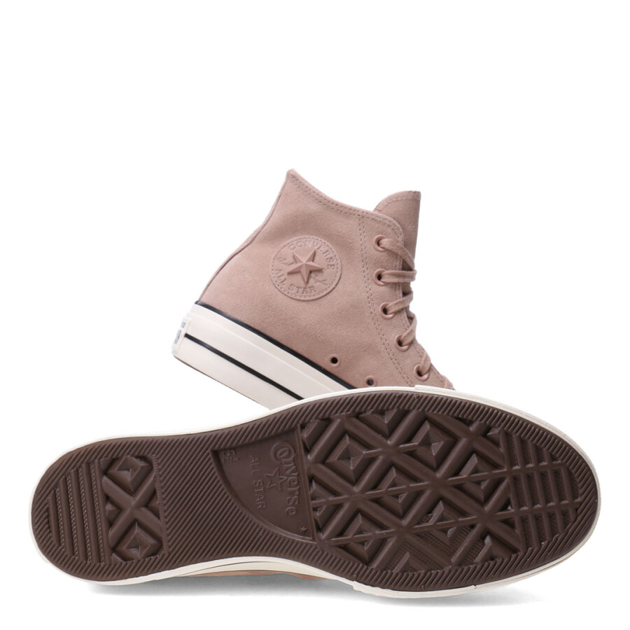 Championes de Mujer Converse Ctas Lift Hi Beige - Marrón Tierra