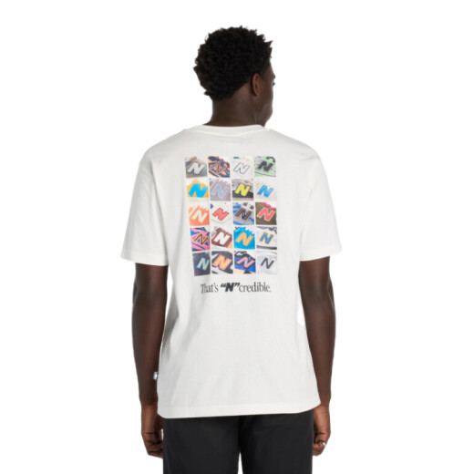 Remera New Balance N Collage - Blanco Remera New Balance N Collage - Blanco