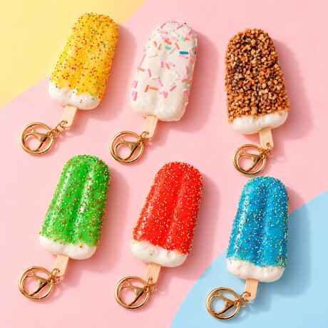 Llavero Squishy Helado Sc