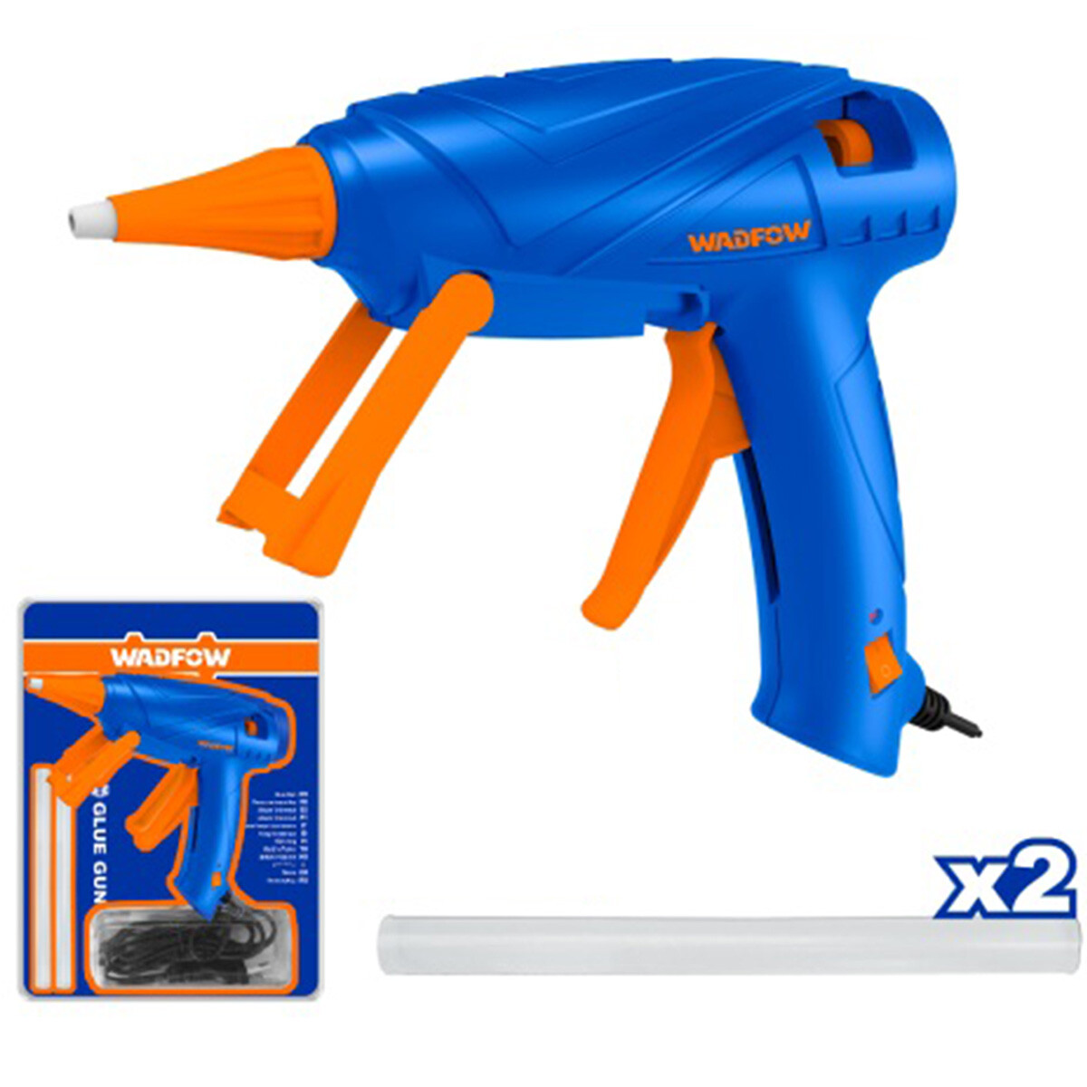 PISTOLA SILICONA CALIENTE MAX 90W WADFOW WGL1604 