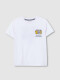 Camiseta Print Camaras Blanco