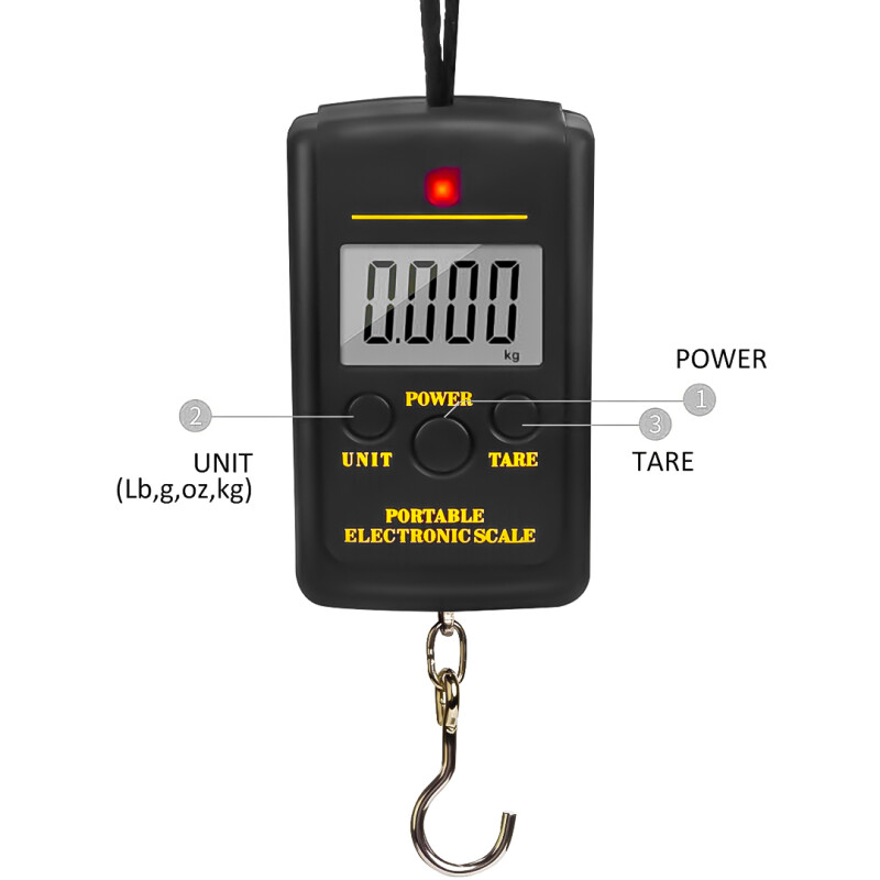 Balanza Digital Portátil Para Equipaje y Valijas de Viajes y Pesca hasta 40KG Balanza Digital Portátil Para Equipaje y Valijas de Viajes y Pesca hasta 40KG