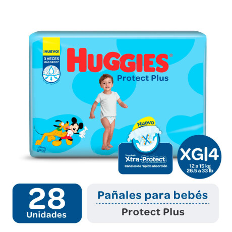 PAÑALES HUGGIES PROTECT PLUS XG X28 PAÑALES HUGGIES PROTECT PLUS XG X28