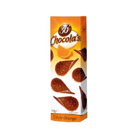 CHOCOLA´S CROCANTE CON NARANJA 125 GR Unica