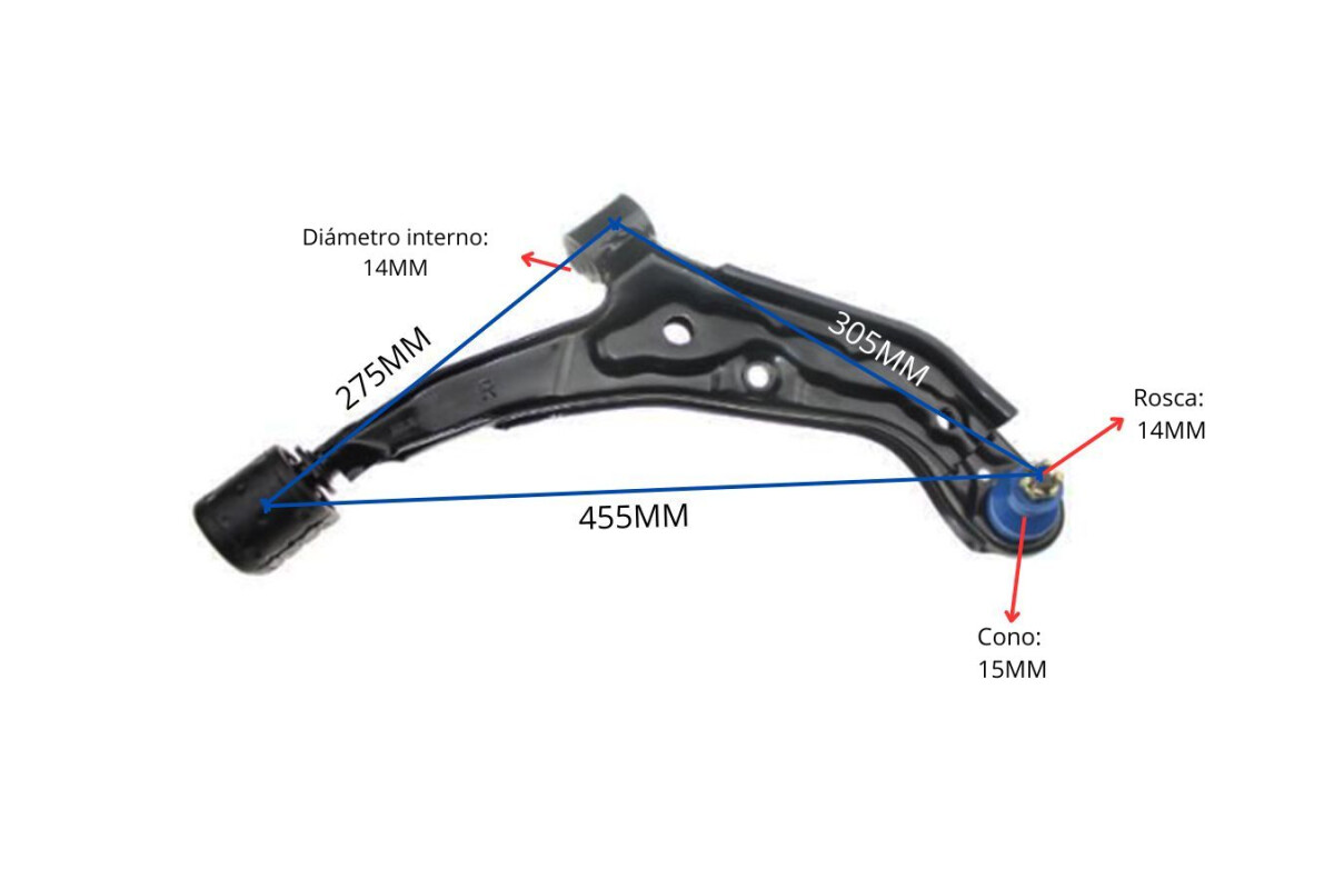 Parilla De Suspension Delantera Nissan Sentra B13 82-17 Der Parilla De Suspension Delantera Nissan Sentra B13 82-17 Der