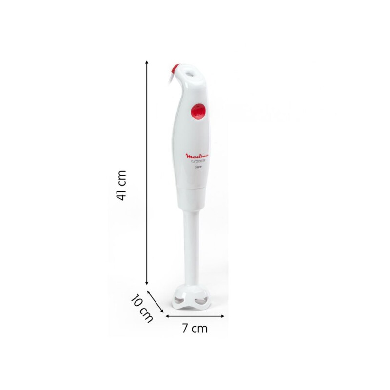 Mixer Moulinex Turbomix | Antisalpicaduras | Cuchillas Zelkrom | Color blanco. Mixer Moulinex Turbomix | Antisalpicaduras | Cuchillas Zelkrom | Color blanco.