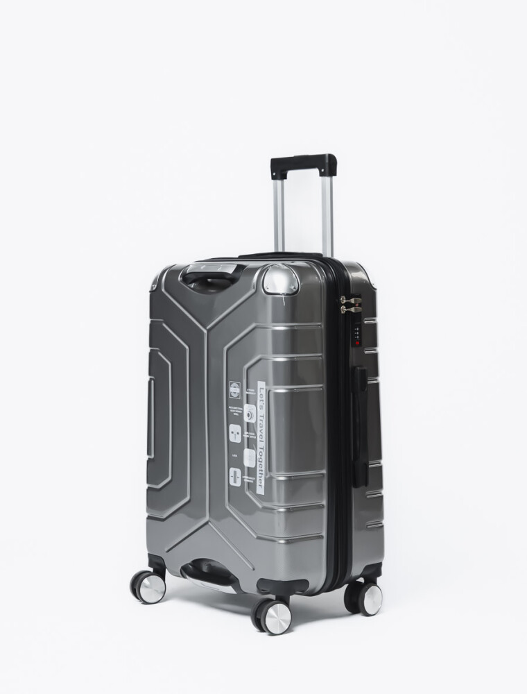 Valija Nomade Silver 24 pulgadas Gris Oscuro