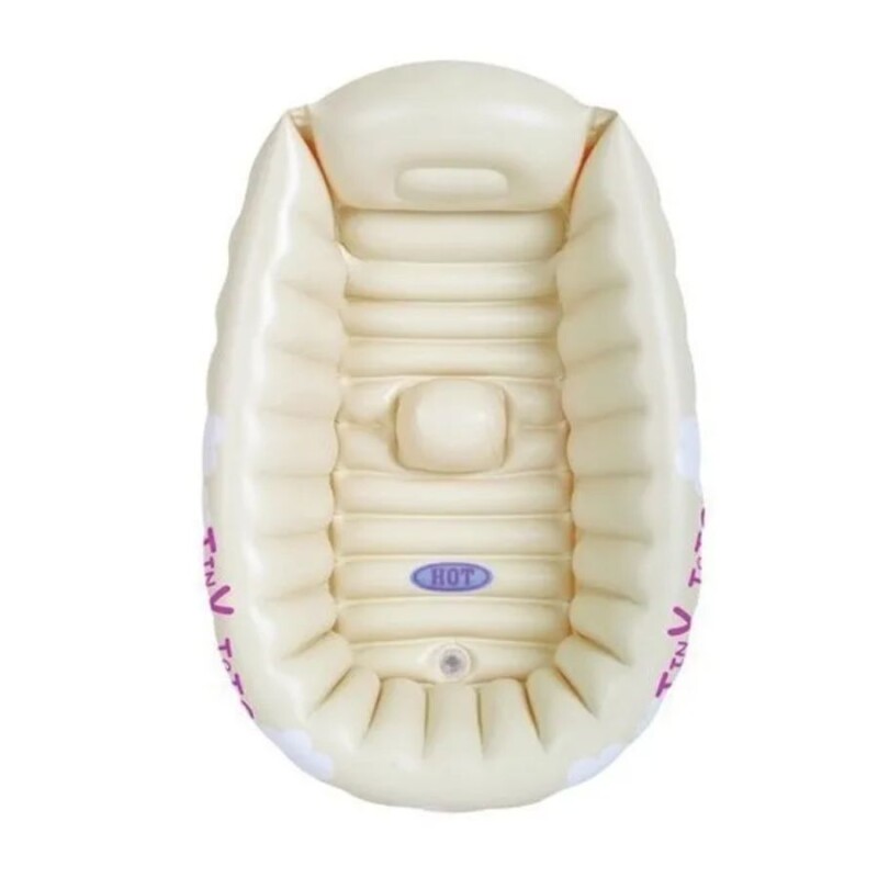 Bañera Inflable Para Bebé Color Beige Bañera Inflable Para Bebé Color Beige