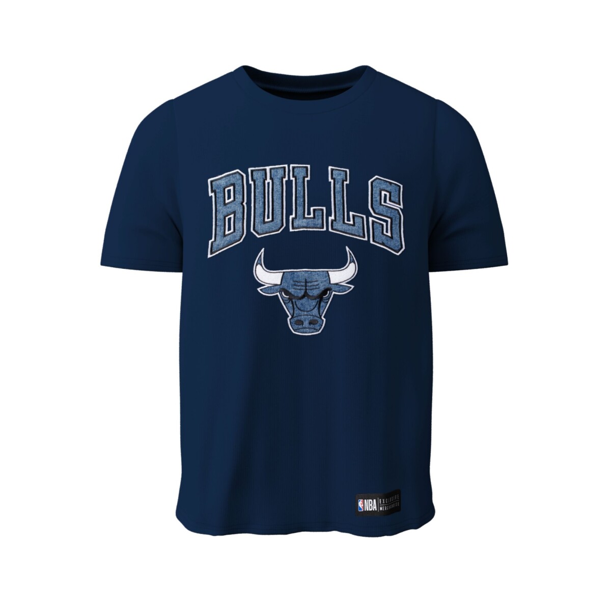 CAMISETA MANGA CORTA NBA BULLS SLAM DENIM HOMBRE NBATS526106-NV1 - Azul 