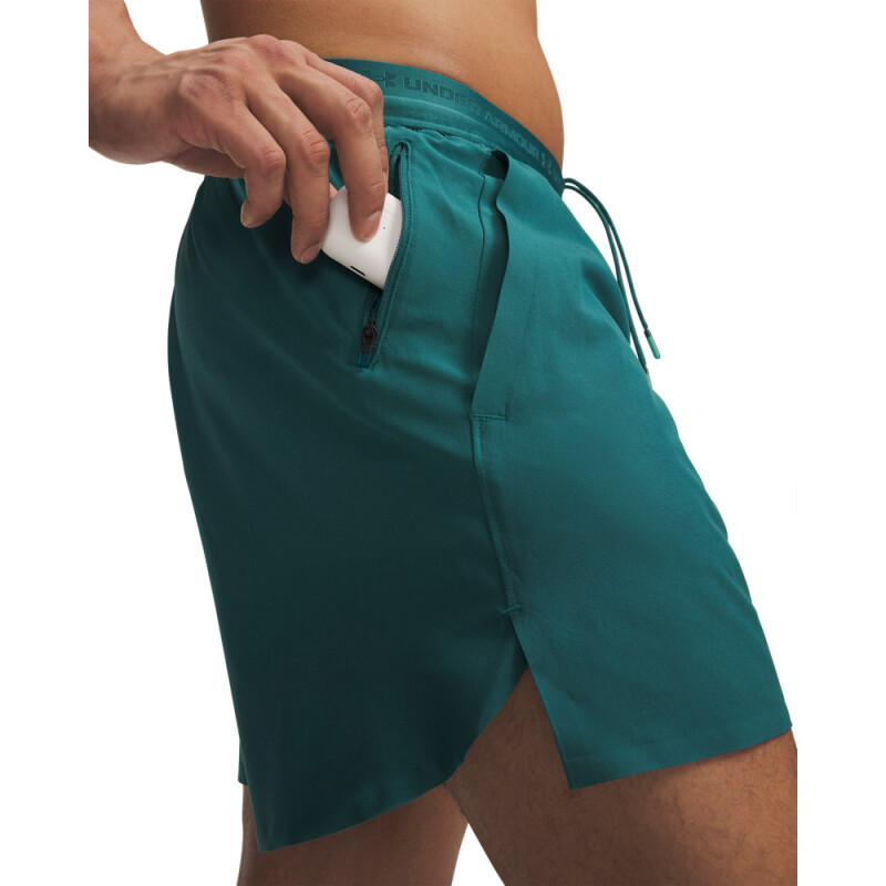 UA Vanish Elite 6in Short-GRN GRN-338