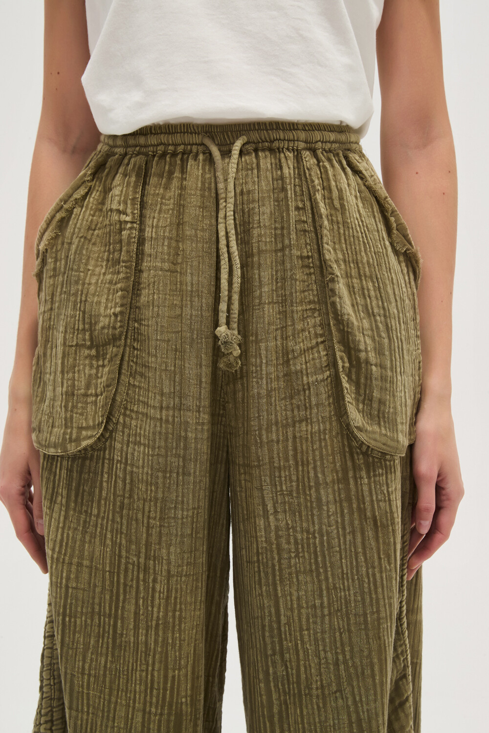 Pantalon Kusa Verde Oliva