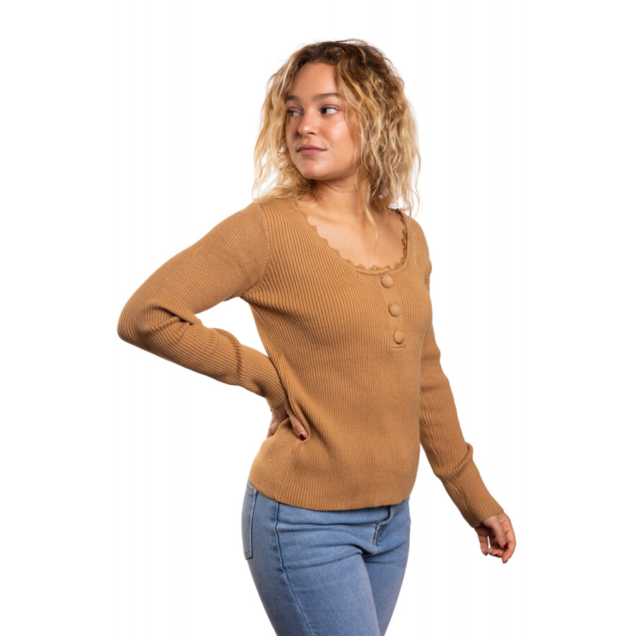 CHERRY SWEATER BROWN