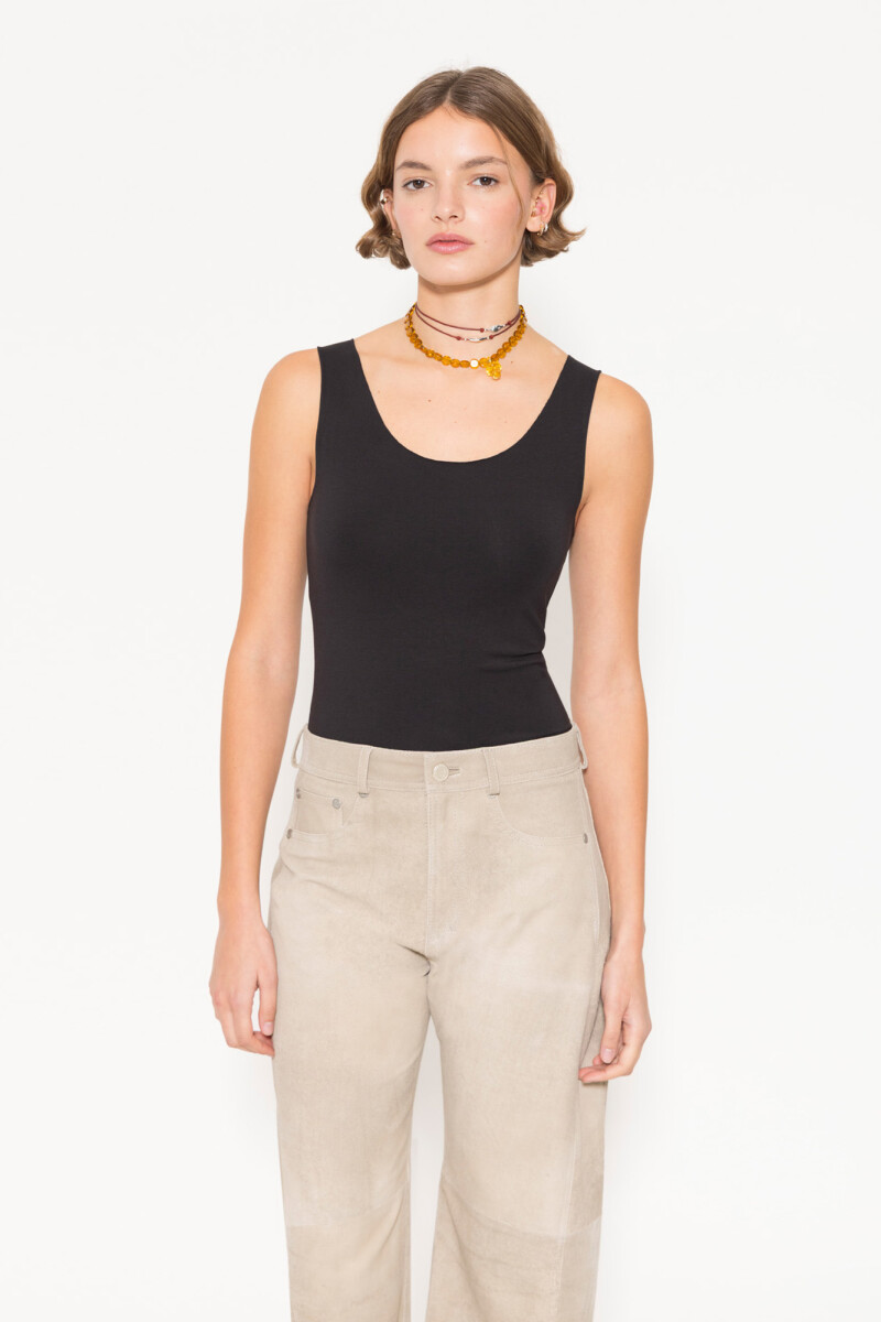 MUSCULOSA JAZZY Negro
