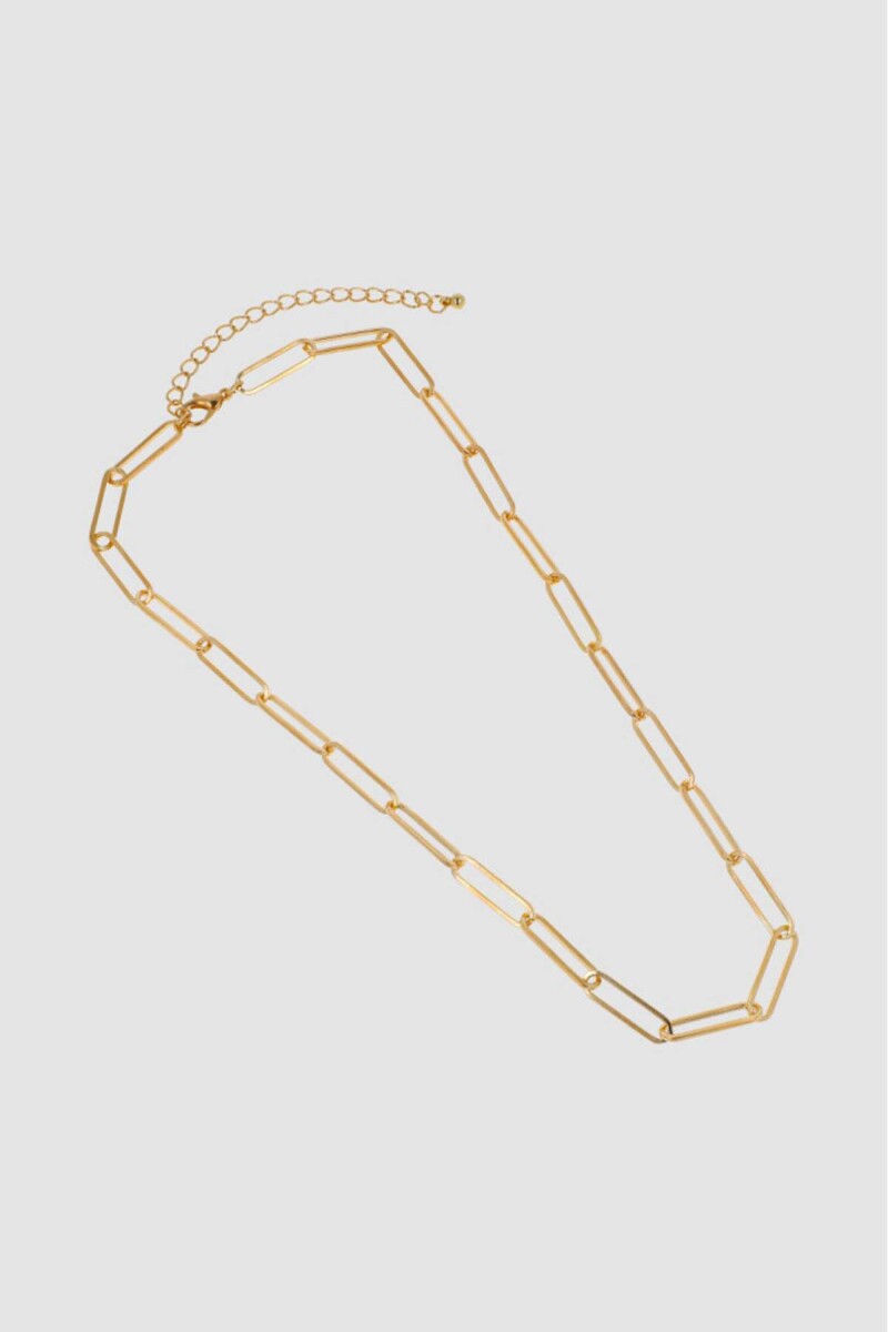 Collar lirio - Oro fuerte 