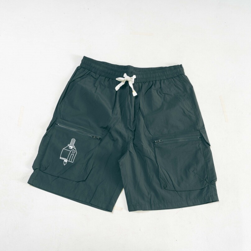 BERMUDA NYLON logo verde
