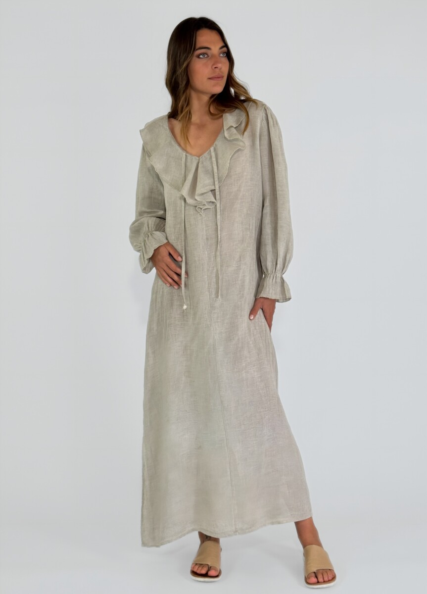 VESTIDO FAENZA - BEIGE 