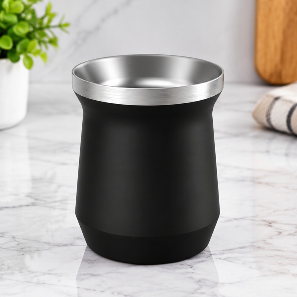 Mate PRISMA acero negro 200 ml Mate PRISMA acero negro 200 ml