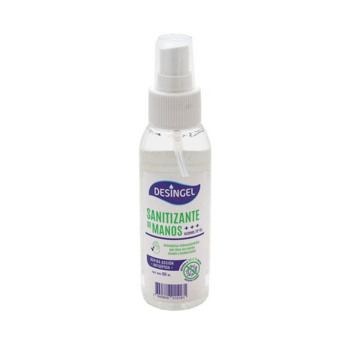 DESINGEL ALCOHOL 70% GLICER. SPRAY 100ML única