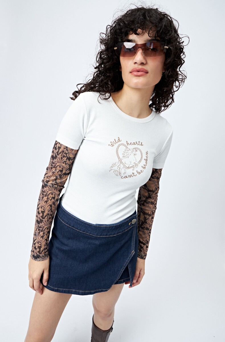 REMERA LIMORA - Blanco 
