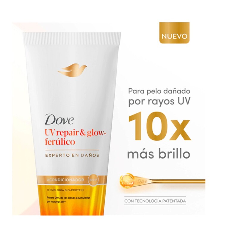 Acondicionador Dove Uv Repair & Glow 250 Ml. Acondicionador Dove Uv Repair & Glow 250 Ml.