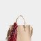 City Boho Cartera City Con Pañuelo - Marron Beige