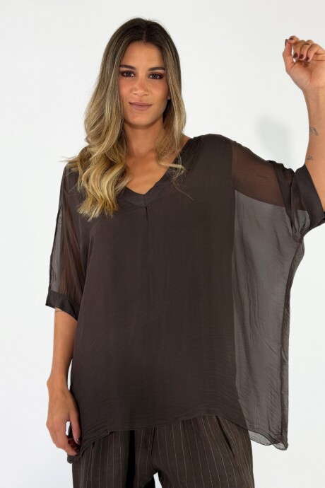 BLUSA VERONA Chocolate