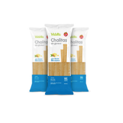 Galletitas Chalitas Queso parmesano Sin Gluten 100g Chalitas Sabor Queso S/g