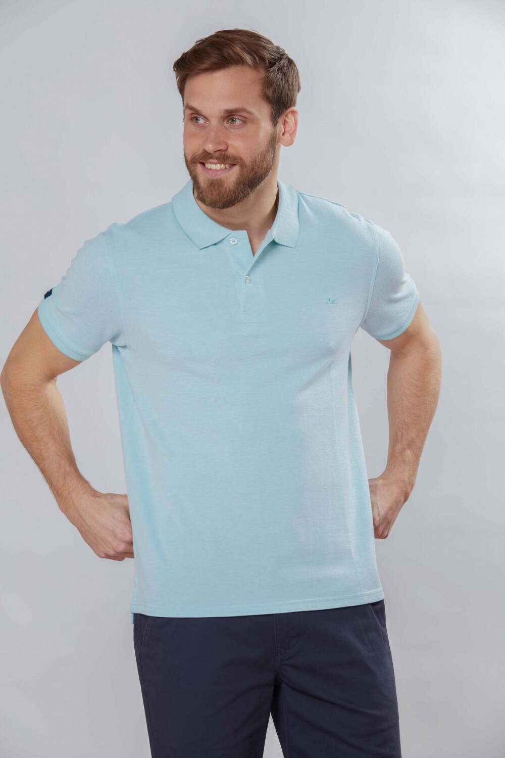 REMERA POLO PIQUÉ OXFORD Oliva