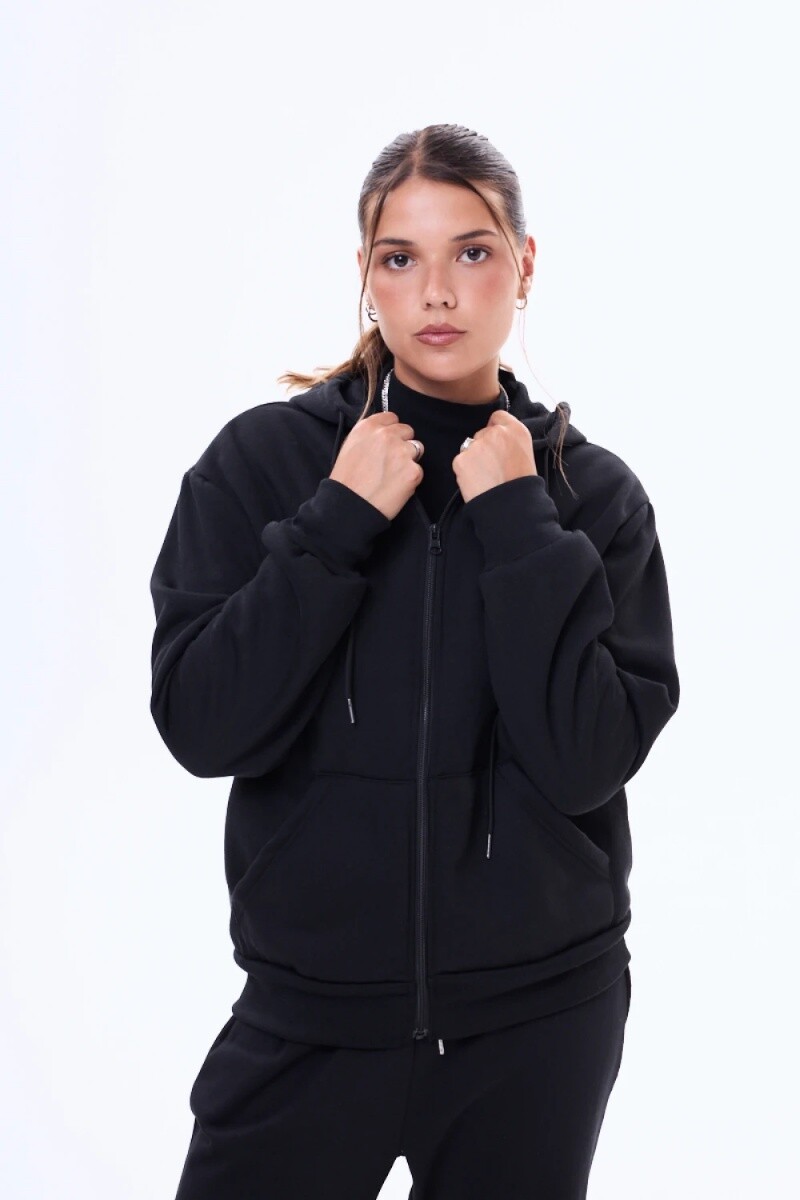 Buzo felpa Futrono Negro