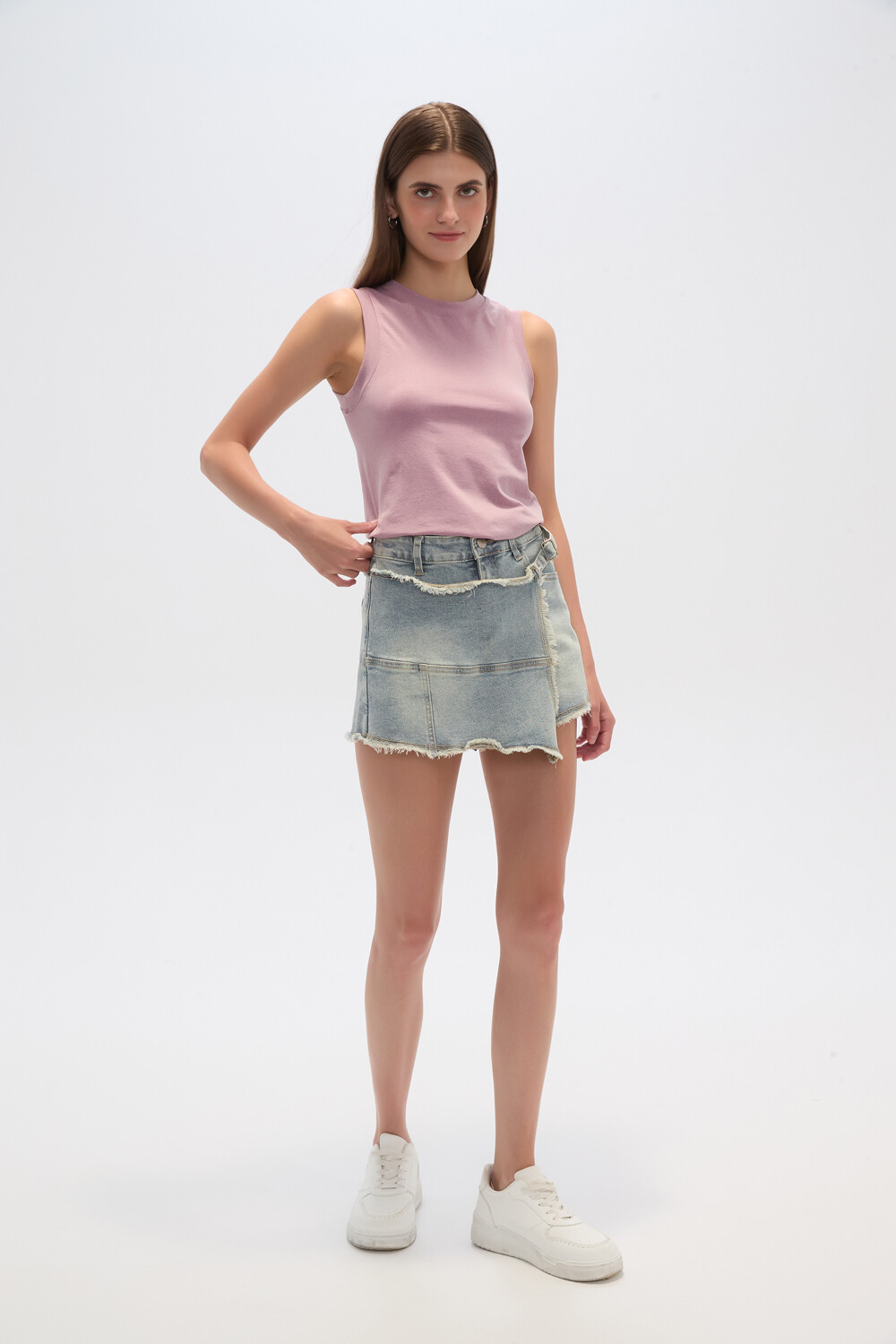 Short Grelo Celeste