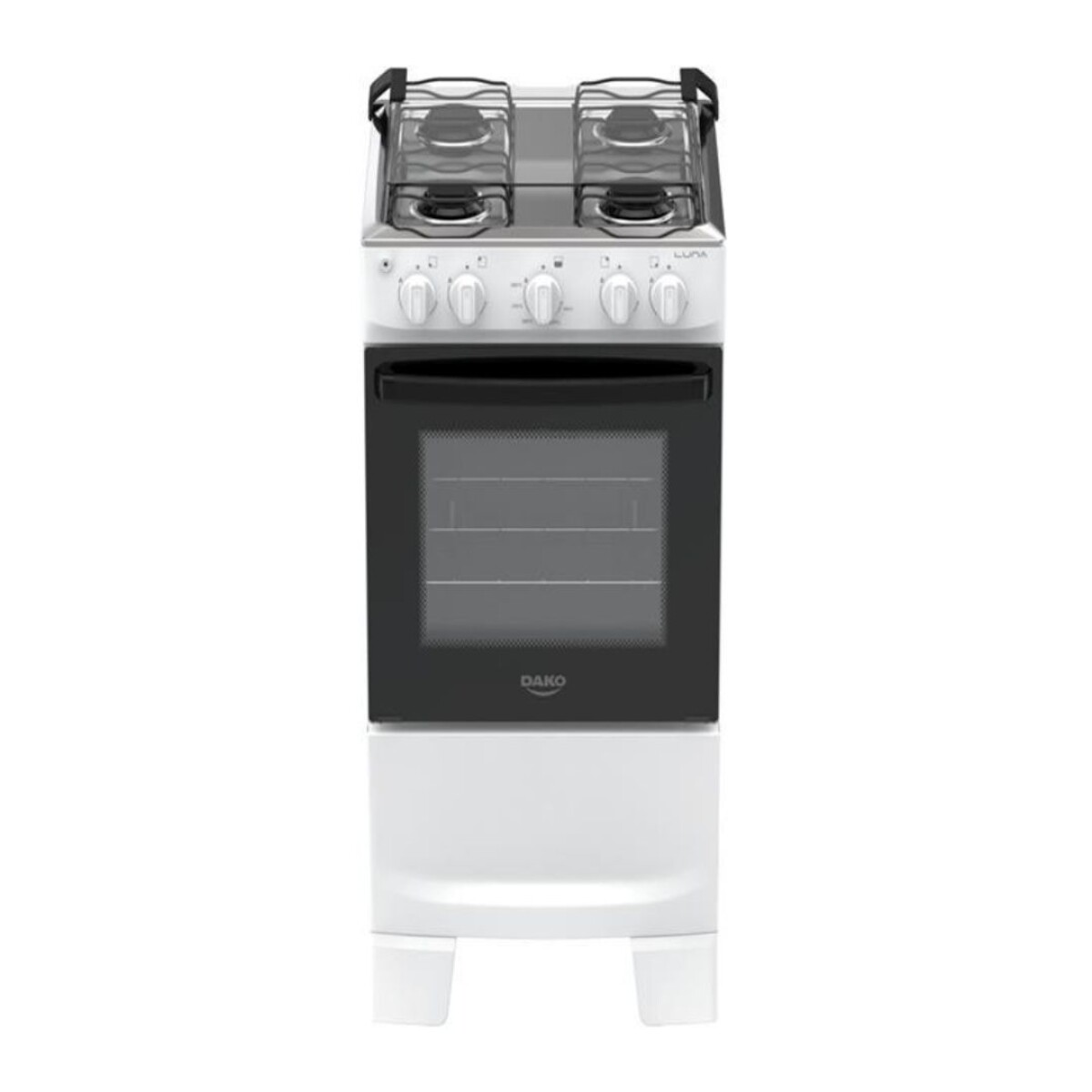Cocina Dako Amazonas 4 Hornallas 2220 - Blanco 