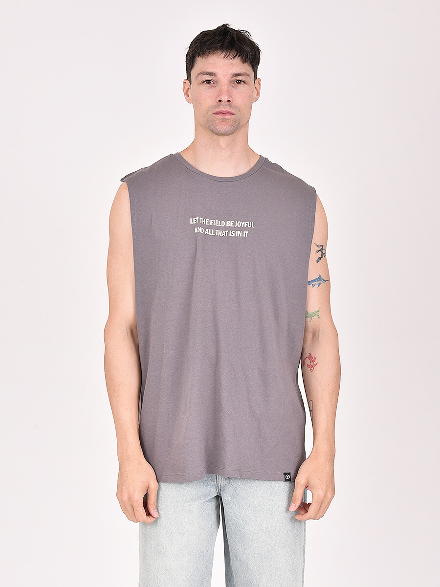 MUSCULOSA MIST - GRIS OSCURO 