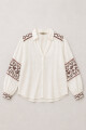 CAMISA FOLK BLANCO