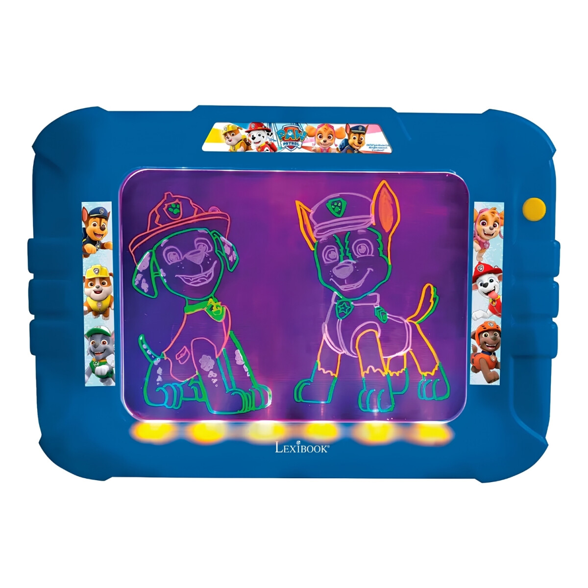 Pizarra Mágica Led Neón Lexibook Paw Patrol Color Azul 