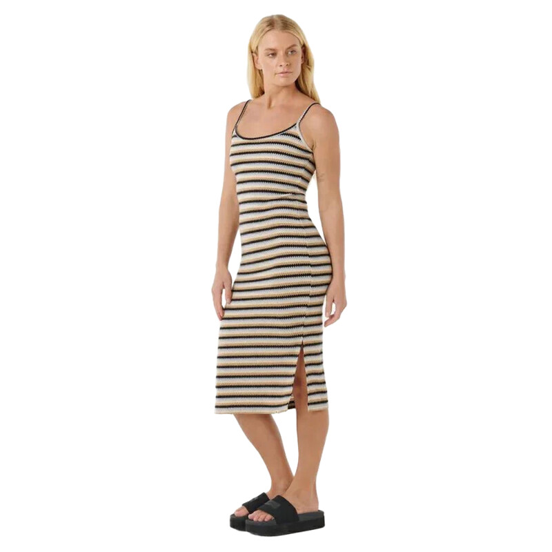 Vestido Rip Curl Bobbi Stripe Midi - Multicolor Vestido Rip Curl Bobbi Stripe Midi - Multicolor