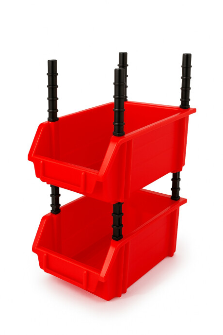 Gaveta Apilable Roja - Grande Gaveta Apilable Roja - Grande