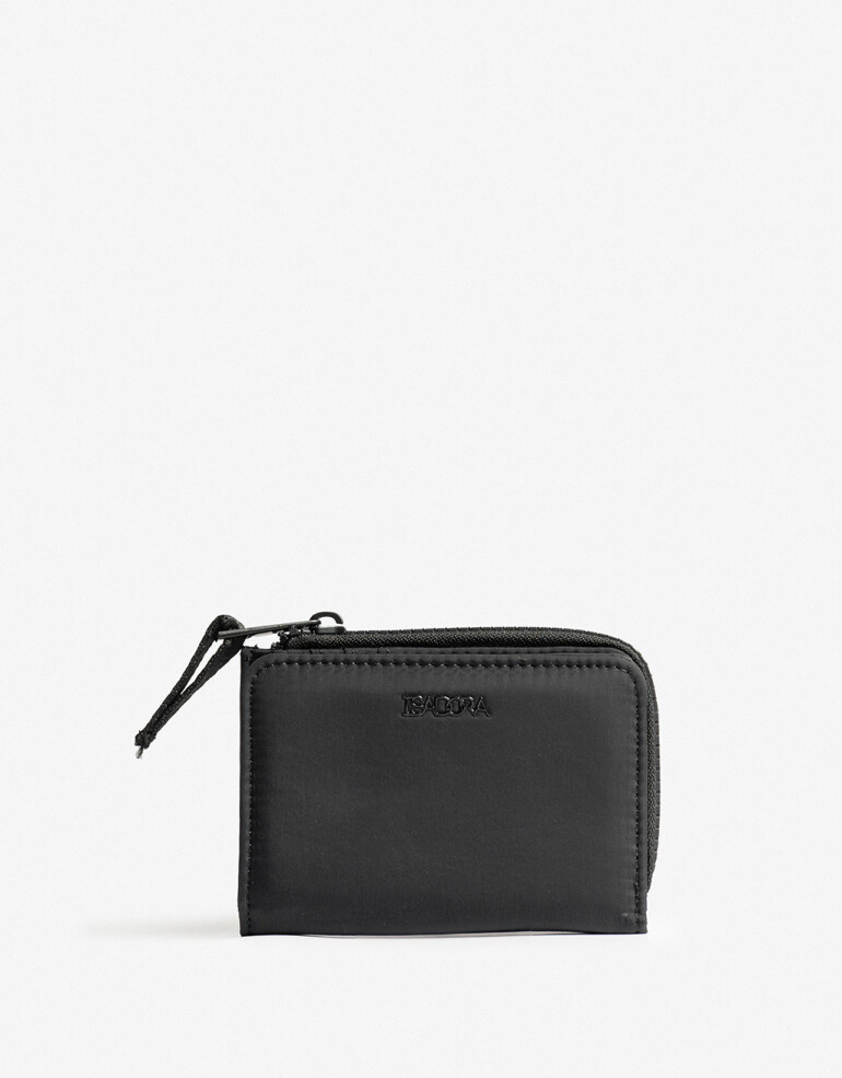 Billetera Nylon Billetera De Material Reciclado - Negro