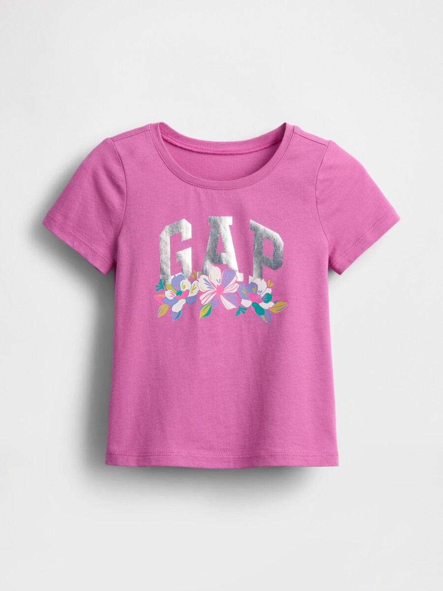 Remera Logo Gap Toddler Niña - Budding Lilac 
