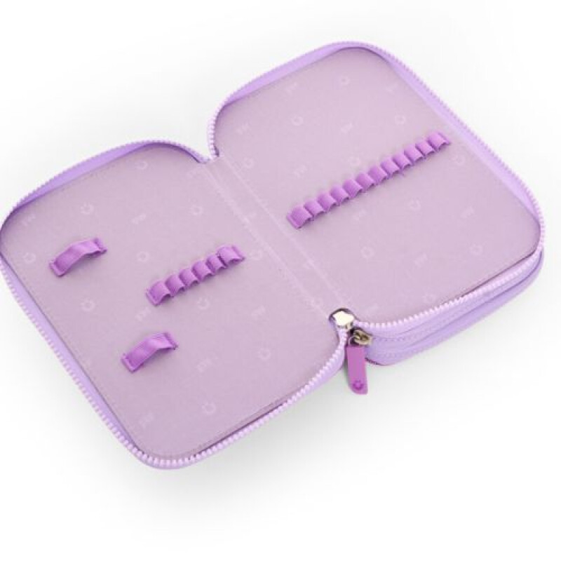 Cartuchera LOVELY 3 pisos Violeta