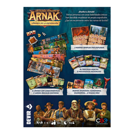 Las Ruinas Perdidas de Arnak: Líderes De La Expedición (Expansión)[Español] Las Ruinas Perdidas de Arnak: Líderes De La Expedición (Expansión)[Español]
